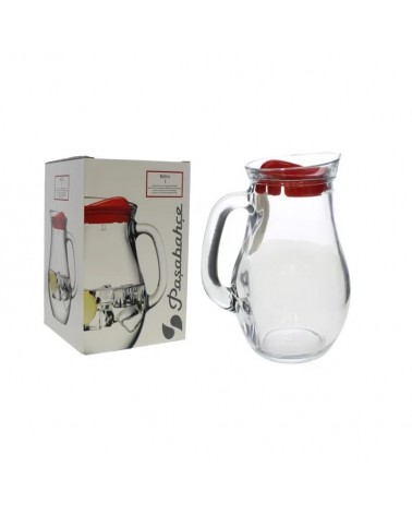 CANECA VIDRO C/TAMPA 1000ML