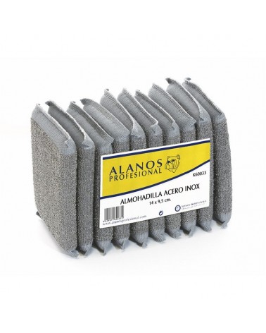 ALANOS ESFREGAO ALMOFADINHA 14x19,5cm PACK10