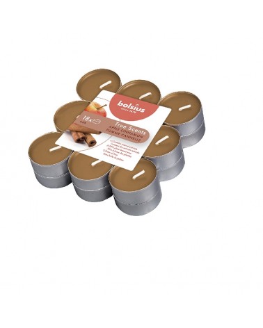 TEALIGHT PERF. MAÇA/CANELA PACK18