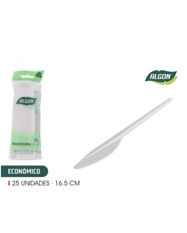 DESCARTAVEIS- FACA ECO ALGON 16.5CM PACK25