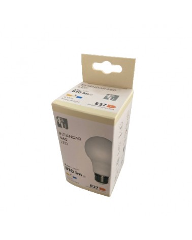 LAMPADA LED STD 8.5W E27 240º 810LM 40K 