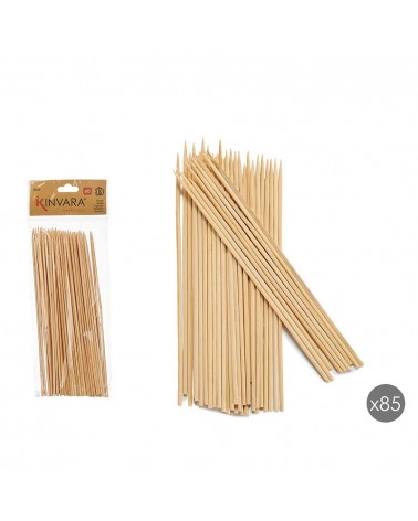 CONJ. 85 ESPETOS BAMBU 20CM