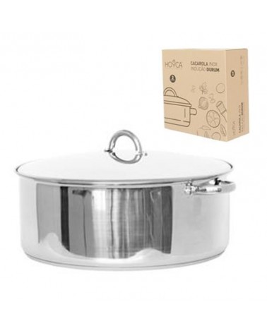 DURUM- CAÇAROLA INOX 34cm INDUÇAO