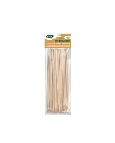 ESPETOS BAMBU ALGON PACK100  300x2,5mm