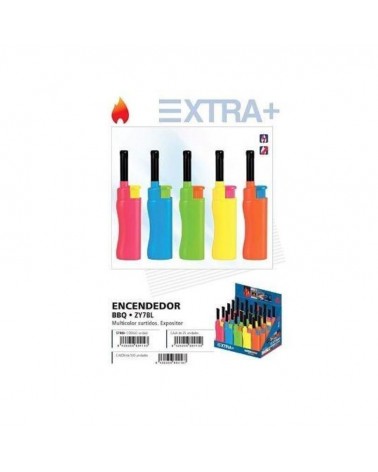 ISQUEIRO EXTRA + BBQ MULTICOR PACK50