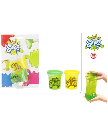 CONJ. 2 FRASCOS SLIME FUN