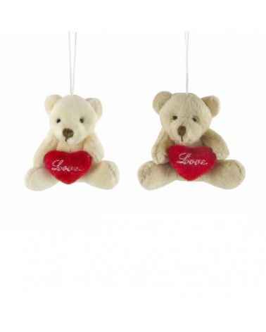 URSO PENDURAR I LOVE YOU 8cm