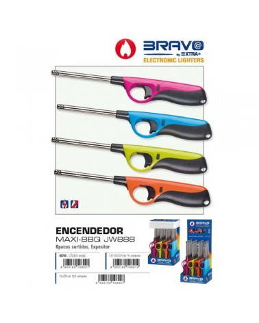 ISQUEIRO EXTRA+ BBQ BRAVO MAXI 62703