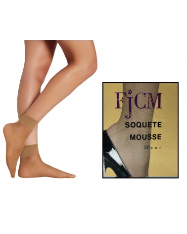 FJCM- SOQUETE MOUSSE PRETO