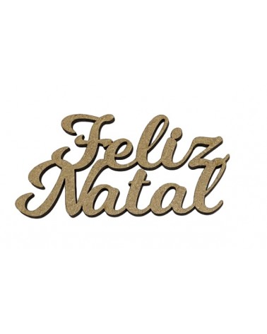 MADEIRA- FELIZ NATAL S/ PE 10CM