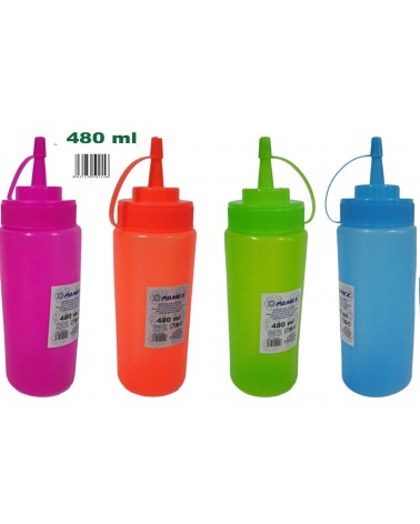 FRASCO CORES P/MOLHO 480ML