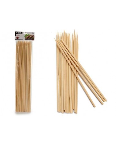 PAUS ESPETADA BAMBU 35CM CONJ.45 