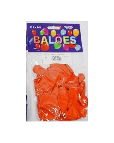 SACO BALOES LARANJA 20UN