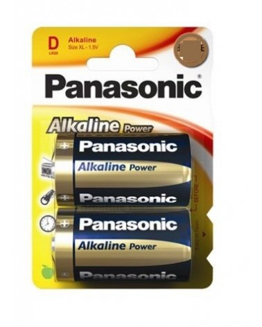 PILHAS ALKALINE PANASONIC D LR20