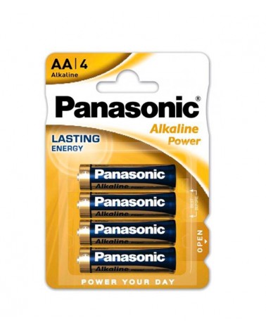 PILHAS ALKALINE PANASONIC AA LR06