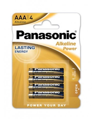 PILHAS ALKALINE PANASONIC AAA LR03