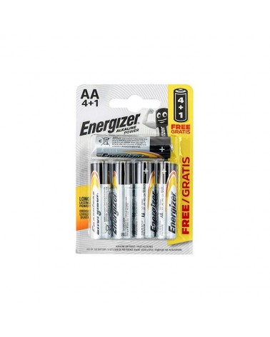 PILHA ENERGIZER AA BP5 (PACK 4+1) BR