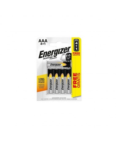 PILHA ENERGIZER AAA/LR03 BP5 (PACK 4+1) BR